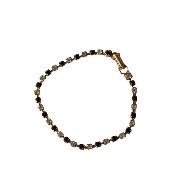 Vintage Rhinestone Tennis Bracelet - Picture 10 of 16